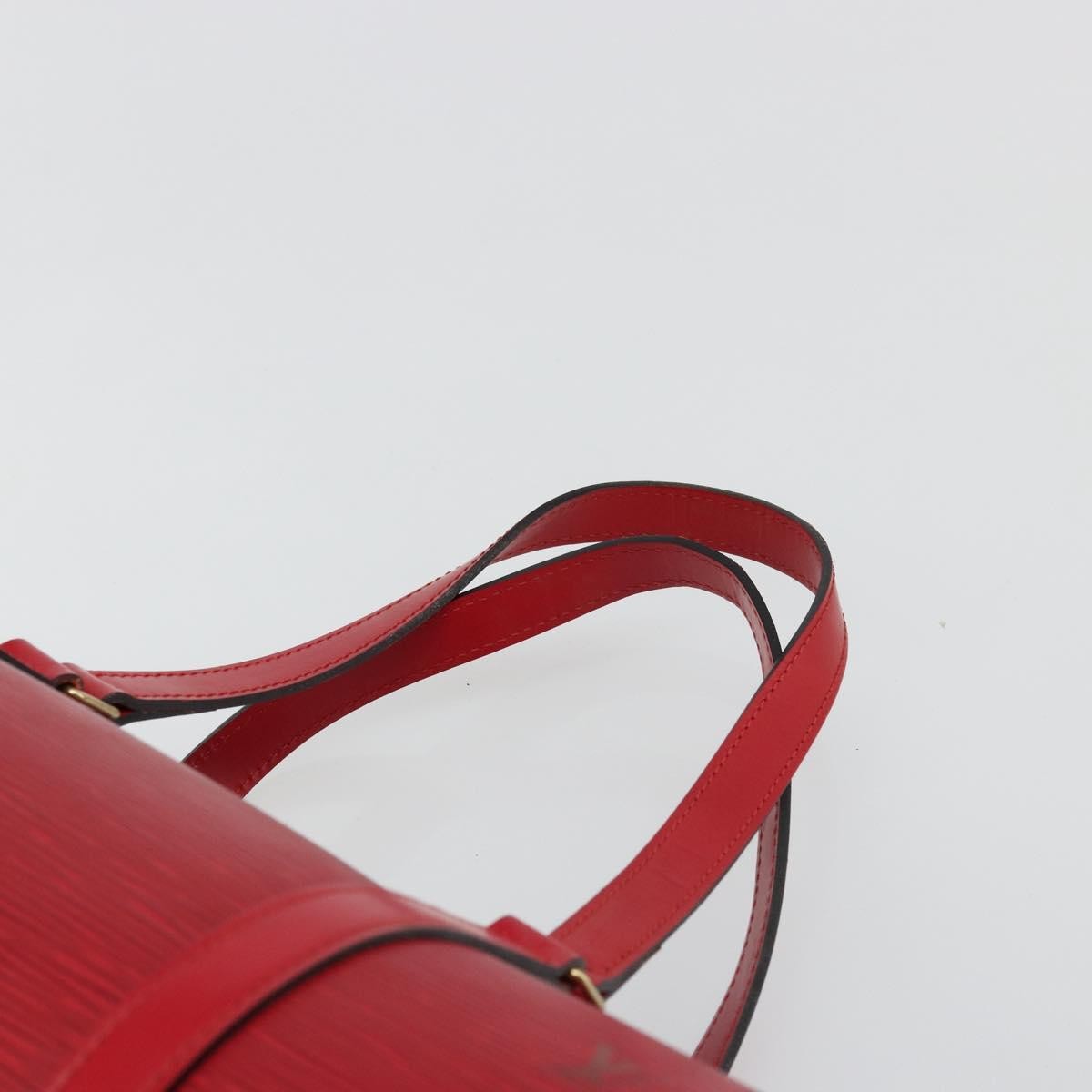 Louis Vuitton Soufflot Epi Leather Red Leather Tote Bag Bag (Pre-Owned)