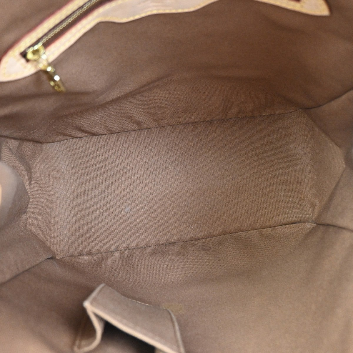 Louis Vuitton Batignolles Monogram Canvas Brown Leather Tote Bag Bag (Pre-Owned)