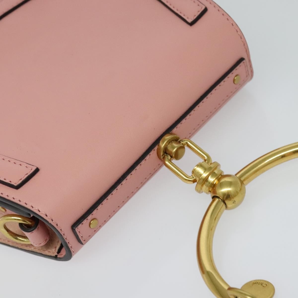 Chloe Nile Leather Pink Leather Handbag (Pre-Owned)