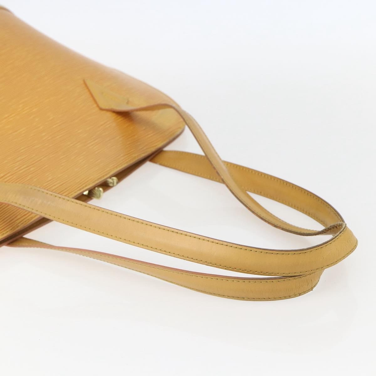 Louis Vuitton Lussac Epi Leather Yellow Leather Handbag (Pre-Owned)