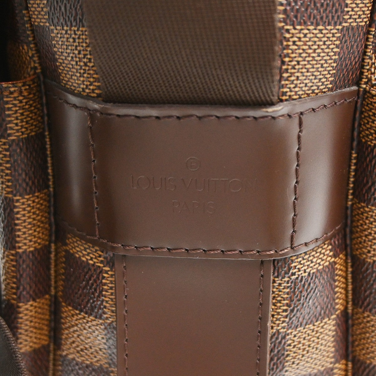 Louis Vuitton Naviglio Damier Ebene Brown Canvas Shoulder Bag Bag (Pre-Owned)