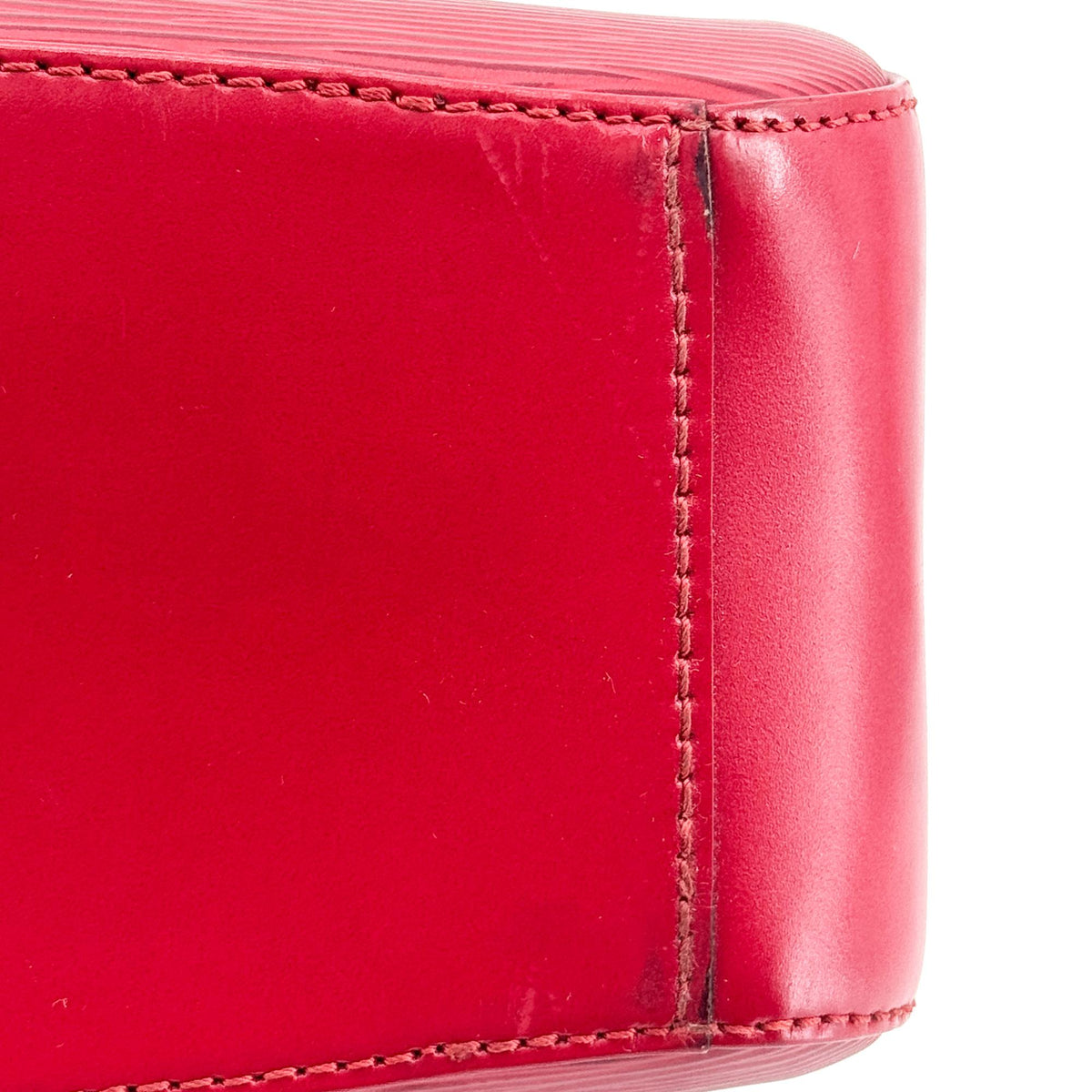 Louis Vuitton Jasmin Epi Leather Red Leather Handbag (Pre-Owned)