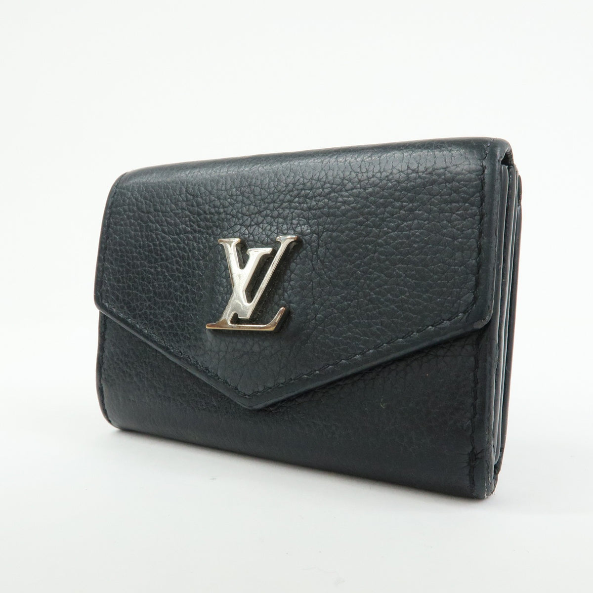 Louis Vuitton Lockmini Leather Black Leather Wallets Accessory (Pre-Owned)