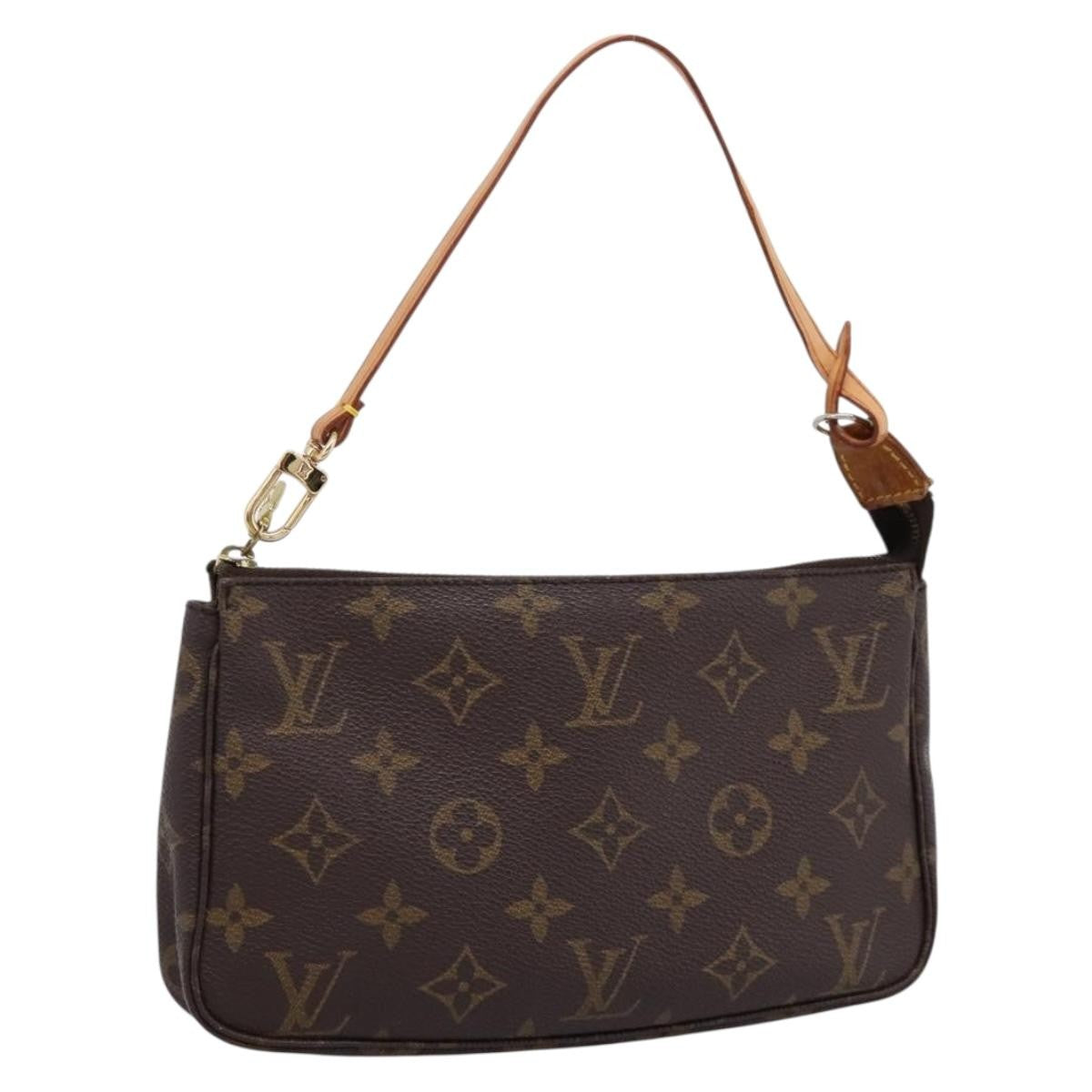 Louis Vuitton Pochette Accessoires Nm Monogram Canvas Brown Canvas Clutche & Pouche Bag (Pre-Owned)