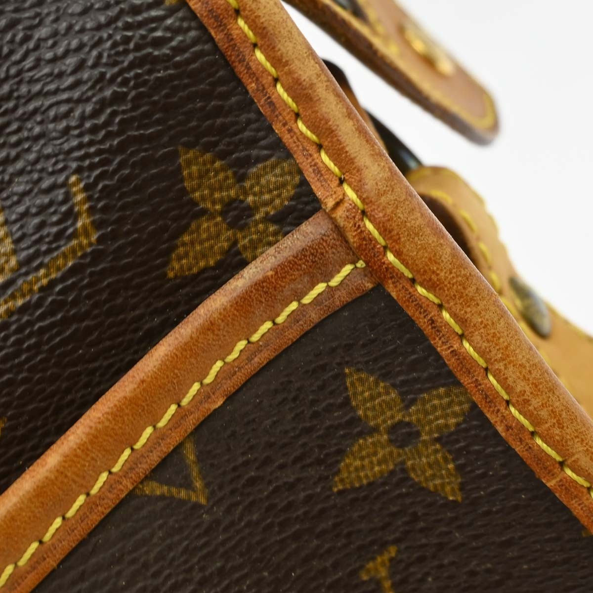 Louis Vuitton Popincourt Monogram Canvas Brown Canvas Shoulder Bag Bag (Pre-Owned)