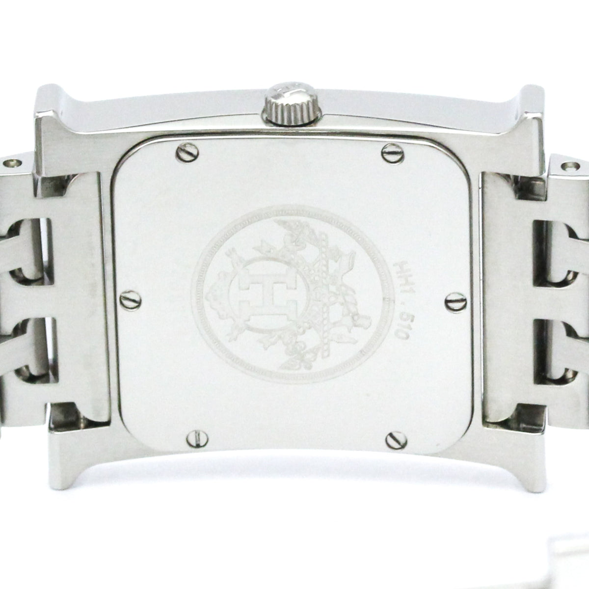 Hermes Heure H Quartz Stainless Steel Watch (Pre-Owned)
