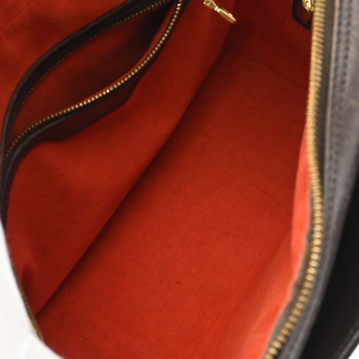 Louis Vuitton Triana Damier Ebene Brown Canvas Handbag (Pre-Owned)