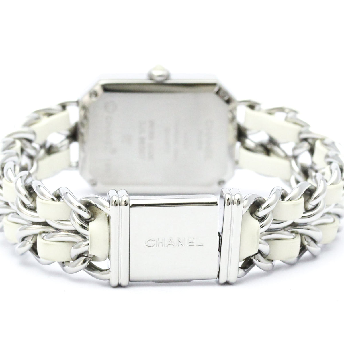 Chanel Premiere Rock Quartz Stainless Steel And Leather Watch (Pre-Owned)