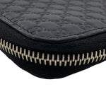 Gucci Micro Guccissima Black Leather Wallet  (Pre-Owned)