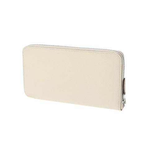 Hermès Azap White Leather Wallet  (Pre-Owned)
