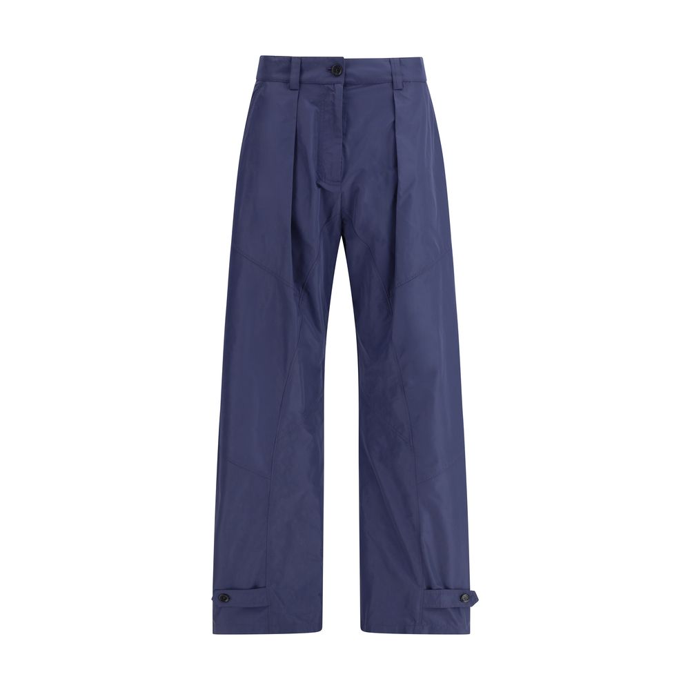 PINKO Blue Polyester Casual Women's Pants