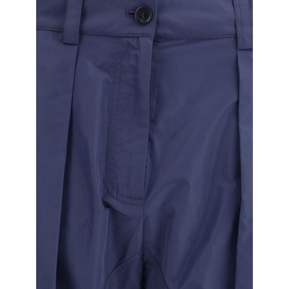 PINKO Blue Polyester Casual Women's Pants