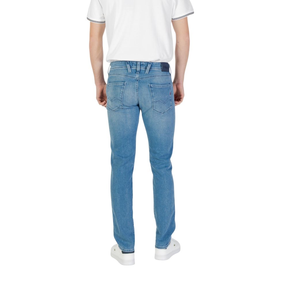Replay Blue Cotton Skinny Men's Jeans