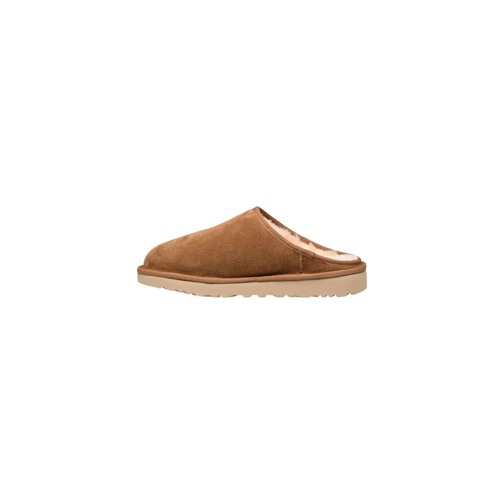 UGG Beige Suede Leather Men's Clogs