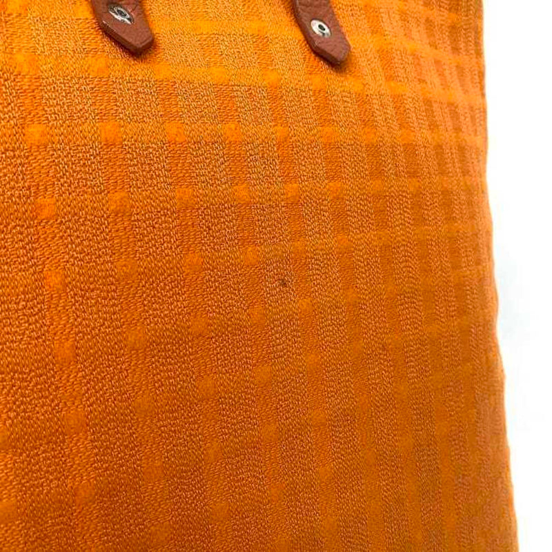 Hermès Ahmedabad Orange Canvas Tote Bag (Pre-Owned)