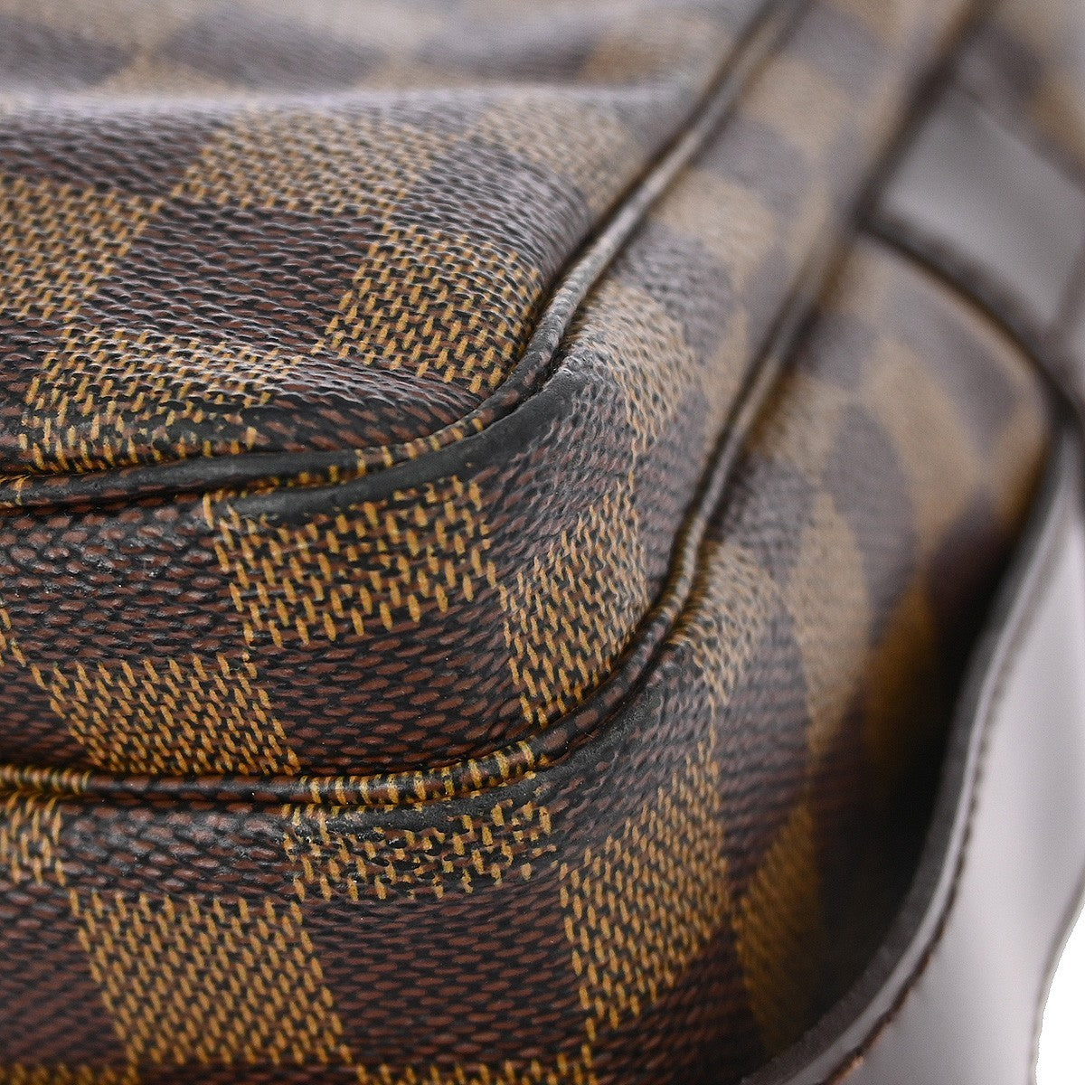 Louis Vuitton Naviglio Damier Brown Canvas Shoulder Bag Bag (Pre-Owned)