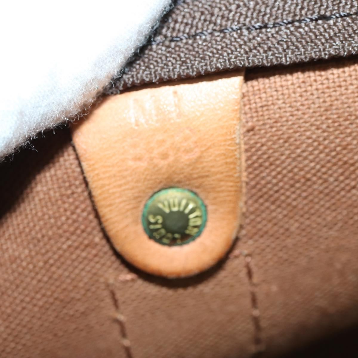 Louis Vuitton Keepall Monogram Canvas Brown Canvas Travel Bag Bag (Pre-Owned)