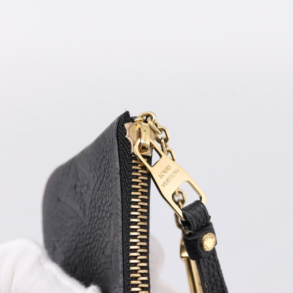 Louis Vuitton Key Monogram Empreinte Leather Black Leather Clutche & Pouche Bag (Pre-Owned)