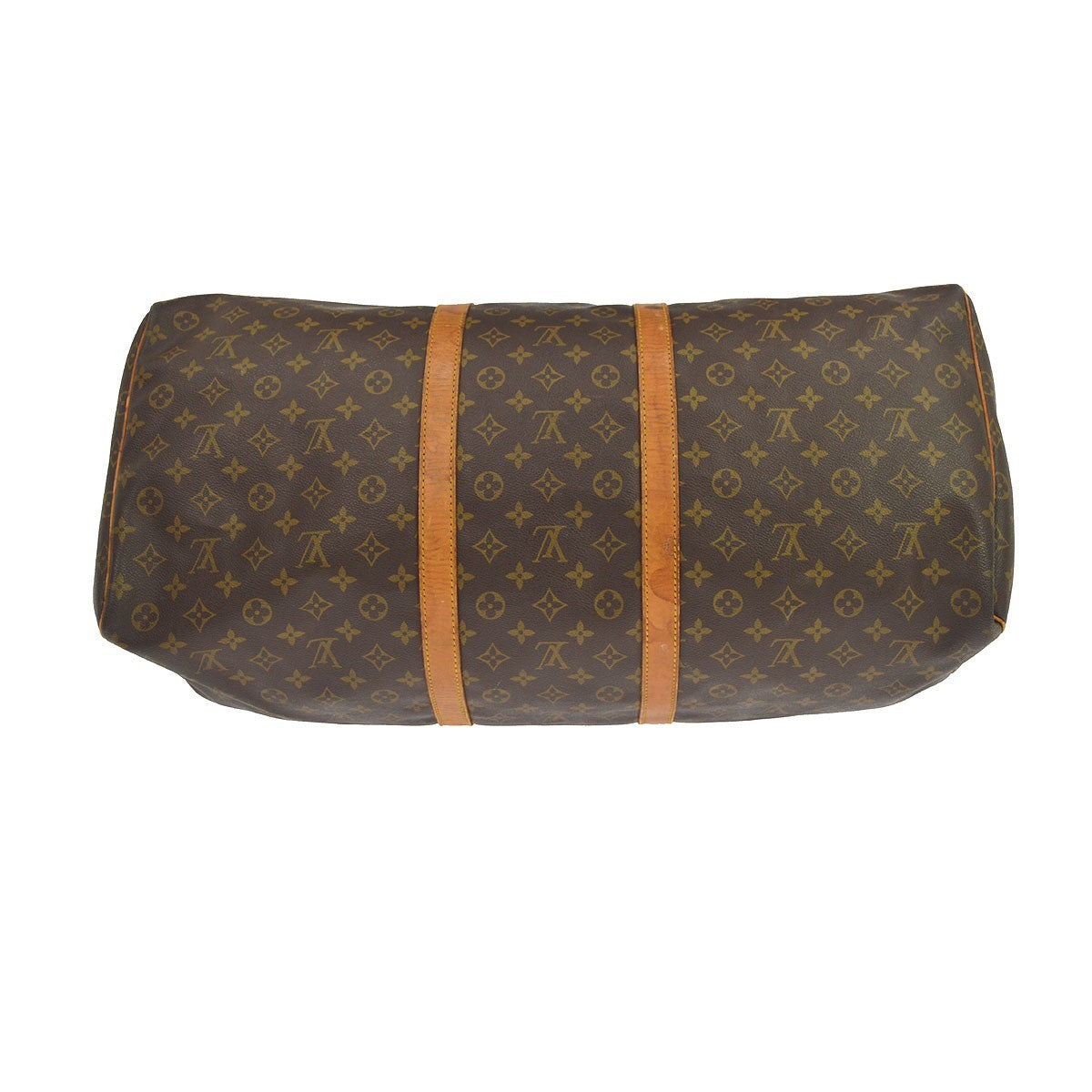 Louis Vuitton Keepall Monogram Canvas Brown Canvas Travel Bag Bag (Pre-Owned)
