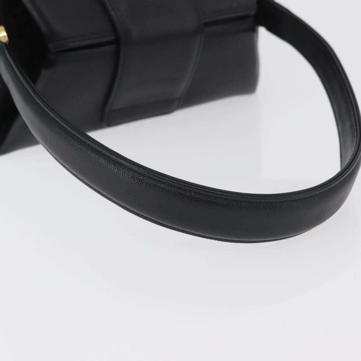 Givenchy Vintage Leather Black Leather Briefcase Bag (Pre-Owned)