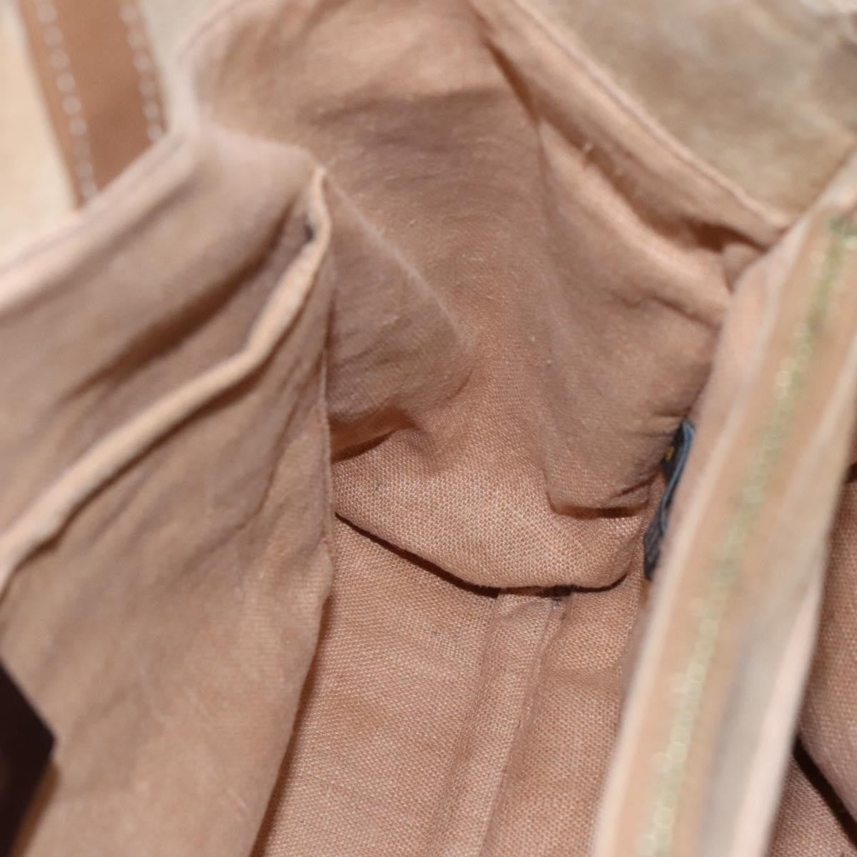 Fendi 2Jours Canvas Beige Canvas Tote Bag Bag (Pre-Owned)
