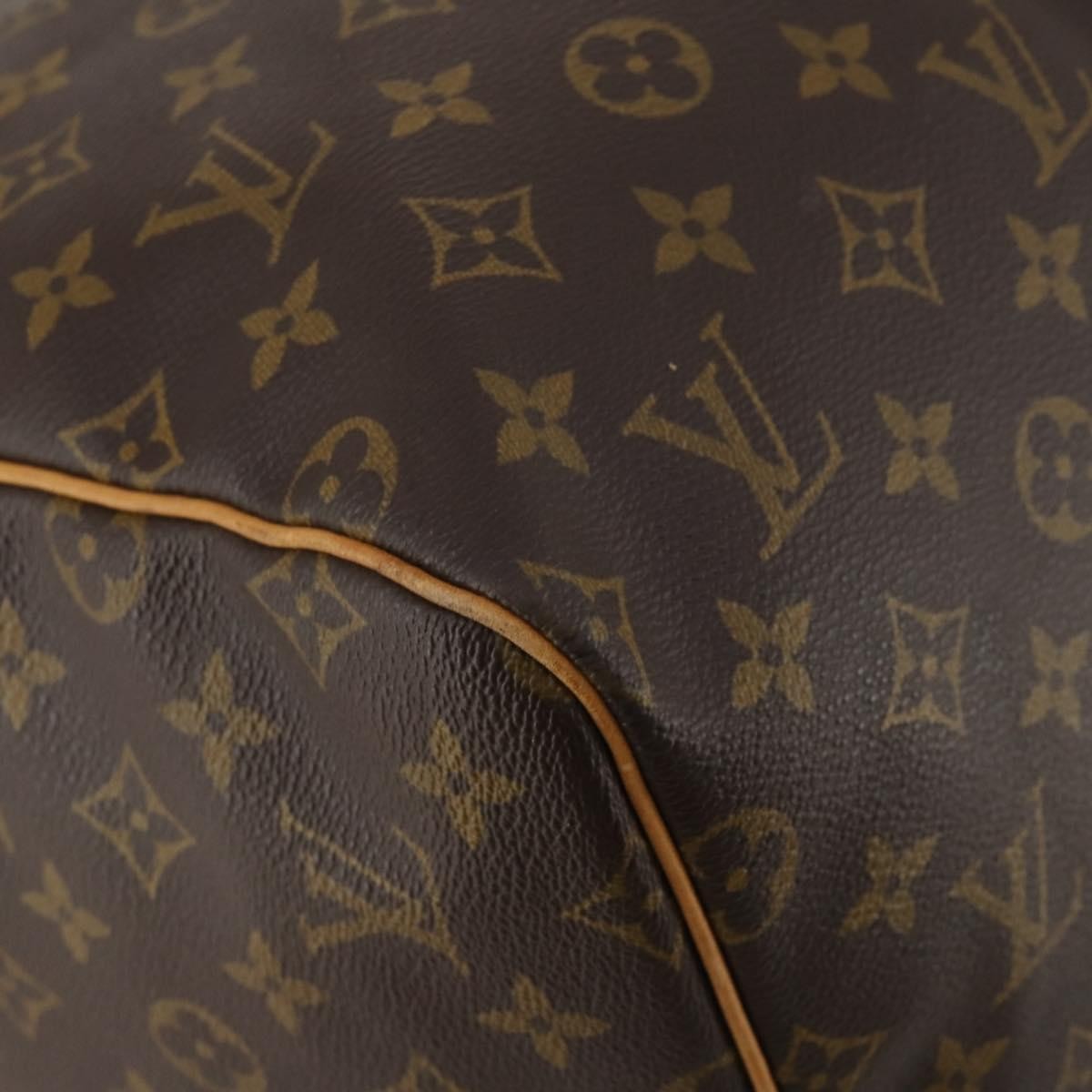 Louis Vuitton Keepall Monogram Canvas Brown Canvas Travel Bag Bag (Pre-Owned)