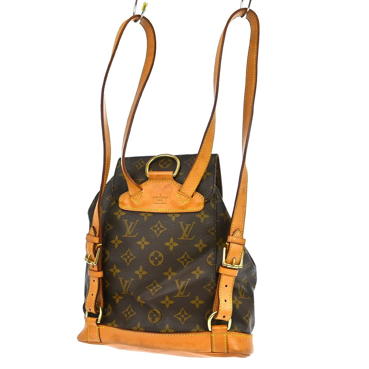 Louis Vuitton Vintage Montsouris Monogram Canvas Brown Canvas Backpack Bag (Pre-Owned)