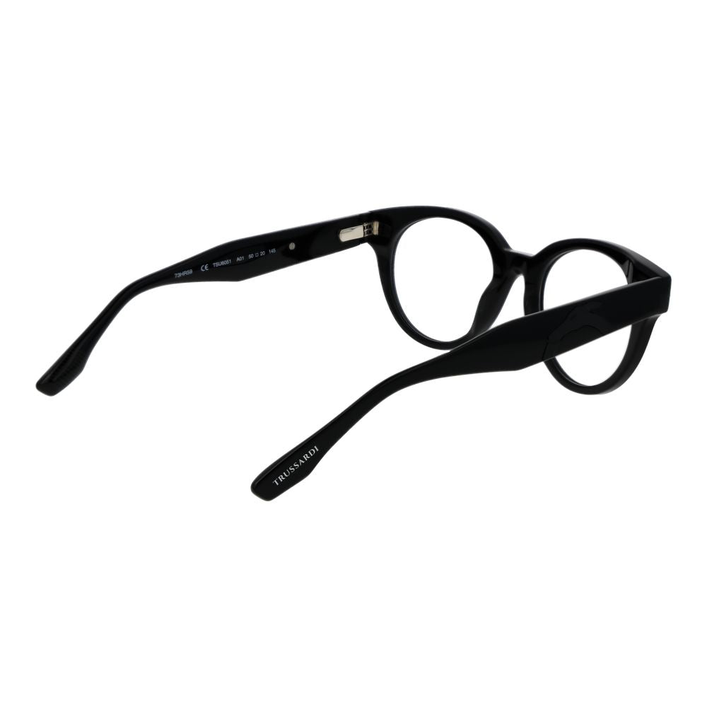 Trussardi Black Acetate Glasses  (Frames)