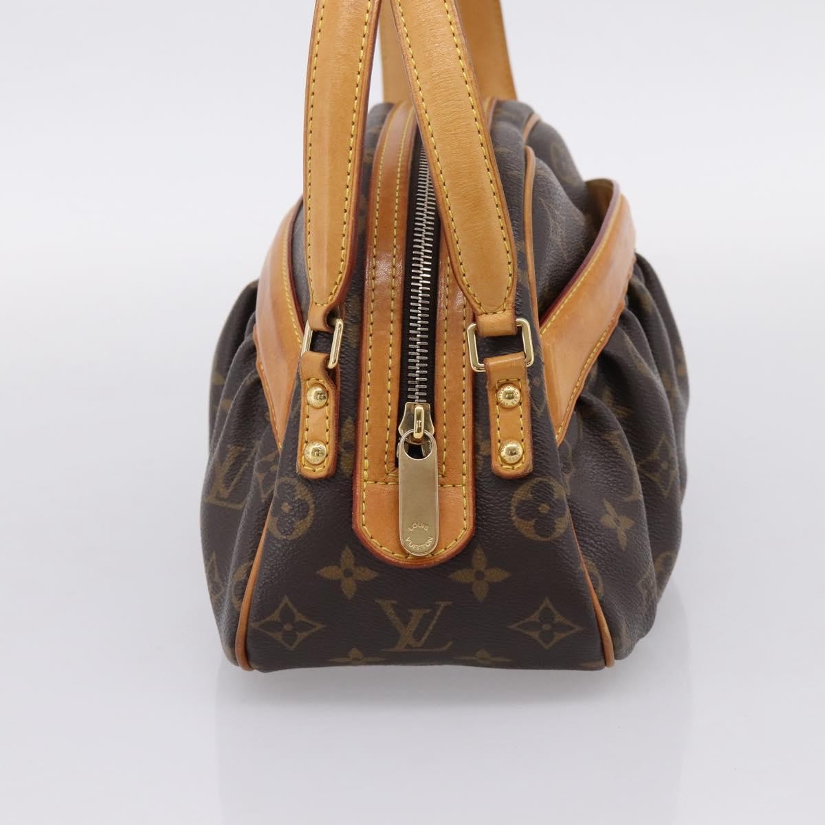 Louis Vuitton Clara Handbag Monogram Canvas Brown Canvas Handbag (Pre-Owned)