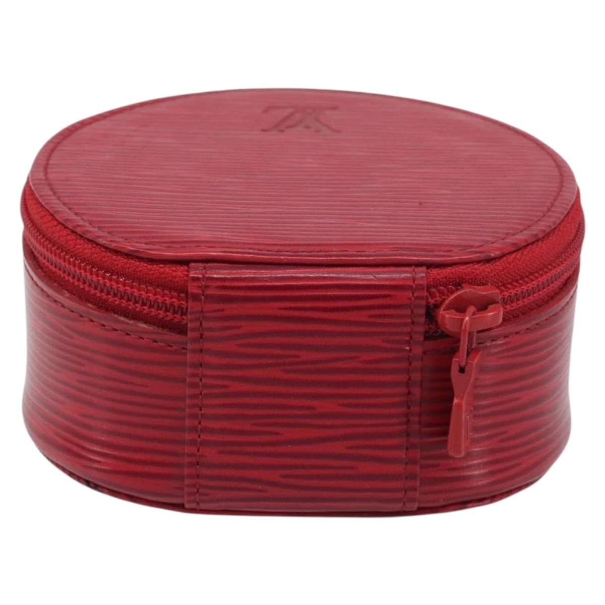 Louis Vuitton Ecrin Bijoux Epi Leather Red Leather Jewelry Set Jewelry (Pre-Owned)