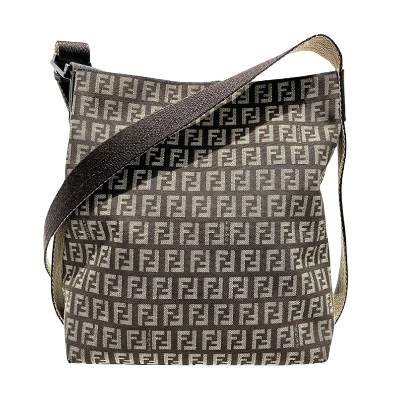 Fendi Brown Canvas Shopper Bag (Pre-Owned)