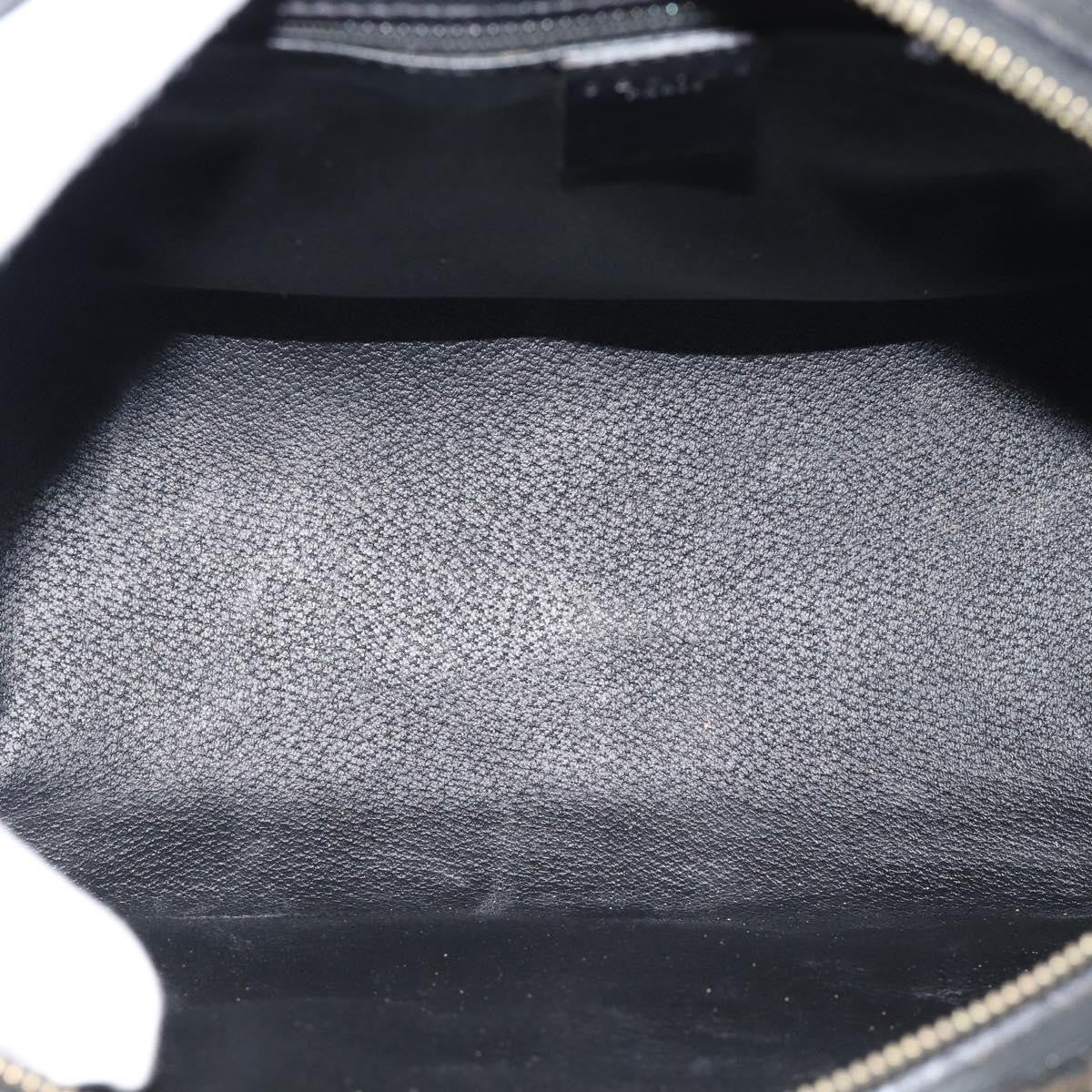 Celine Macadam Macadam With Leather Black Canvas Tote Bag Bag (Pre-Owned)