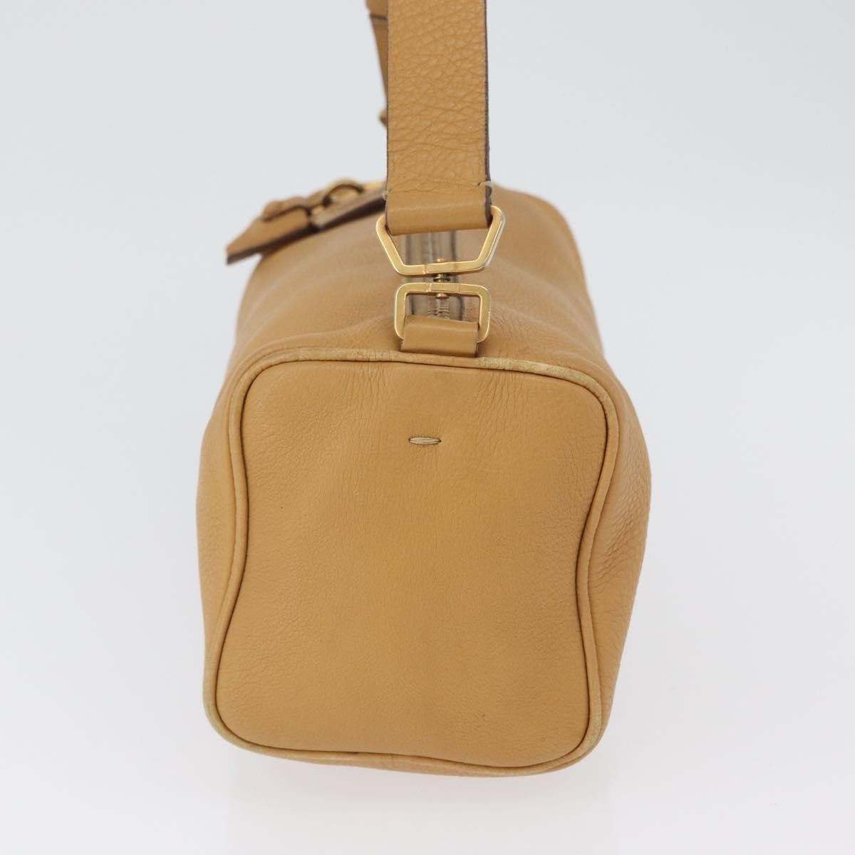 Prada Vintage Leather Brown Leather Shoulder Bag Bag (Pre-Owned)