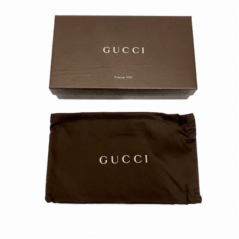Gucci Guccissima Brown Patent Leather Wallet  (Pre-Owned)