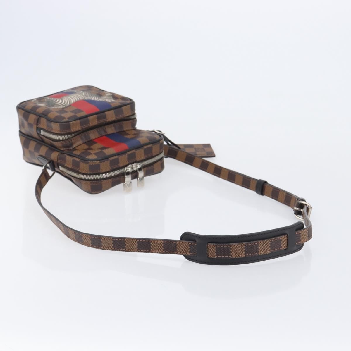 Louis Vuitton Amazone Limited Edition Chapman Savane Damier Brown Canvas Handbag (Pre-Owned)