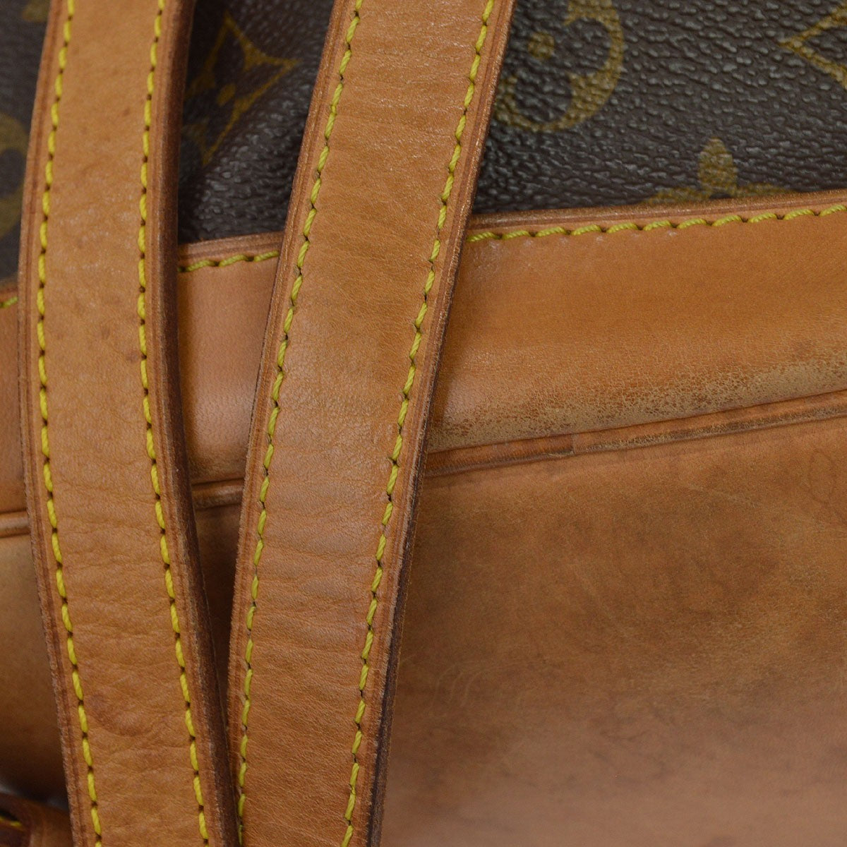 Louis Vuitton Vintage Montsouris Monogram Canvas Brown Canvas Backpack Bag (Pre-Owned)