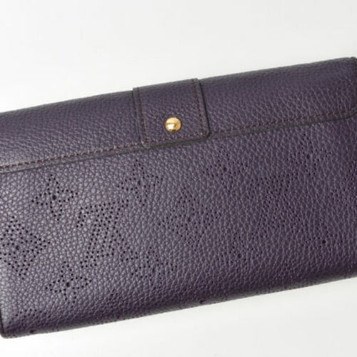 Louis Vuitton Iris Purple Leather Wallet  (Pre-Owned)