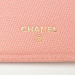 Chanel Coco Mark Pink Leather Wallet  (Pre-Owned)