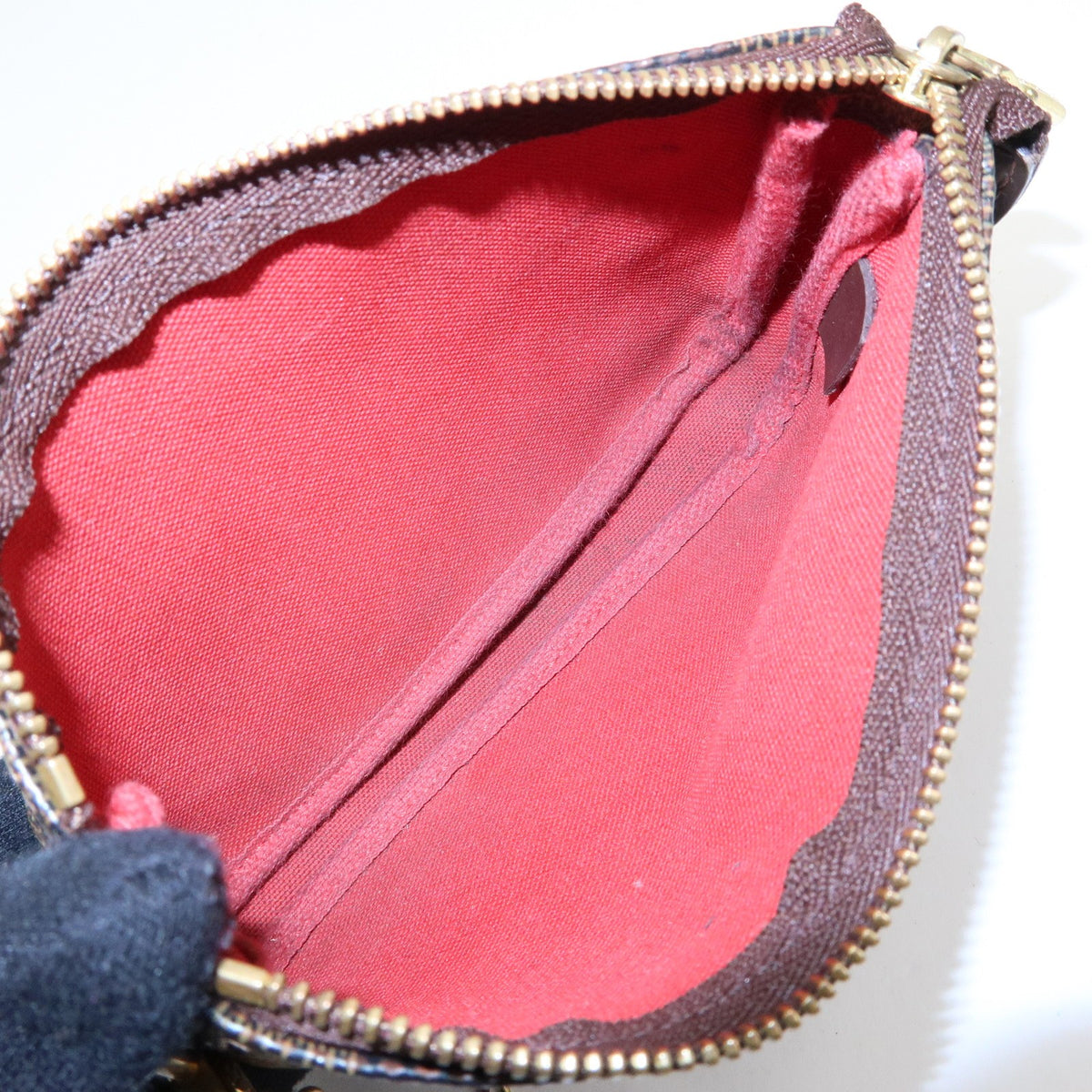 Louis Vuitton Pochette Accessoires Damier Brown Canvas Clutche & Pouche Bag (Pre-Owned)