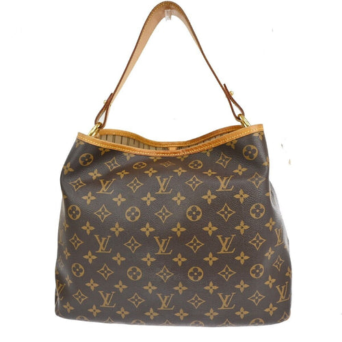 Louis Vuitton Delightfull Pm Brown Canvas Shoulder Bag (Pre-Owned)