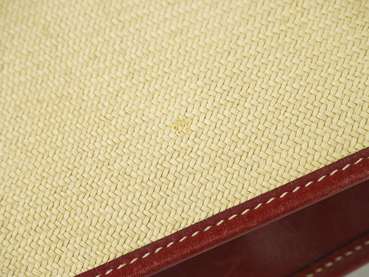 Hermes Evelyne Bag Gen I Panama Beige Leather Handbag (Pre-Owned)