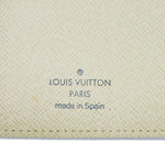 Louis Vuitton Agenda Pm White Canvas Wallet  (Pre-Owned)