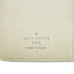 Louis Vuitton Agenda White Canvas Wallet  (Pre-Owned)