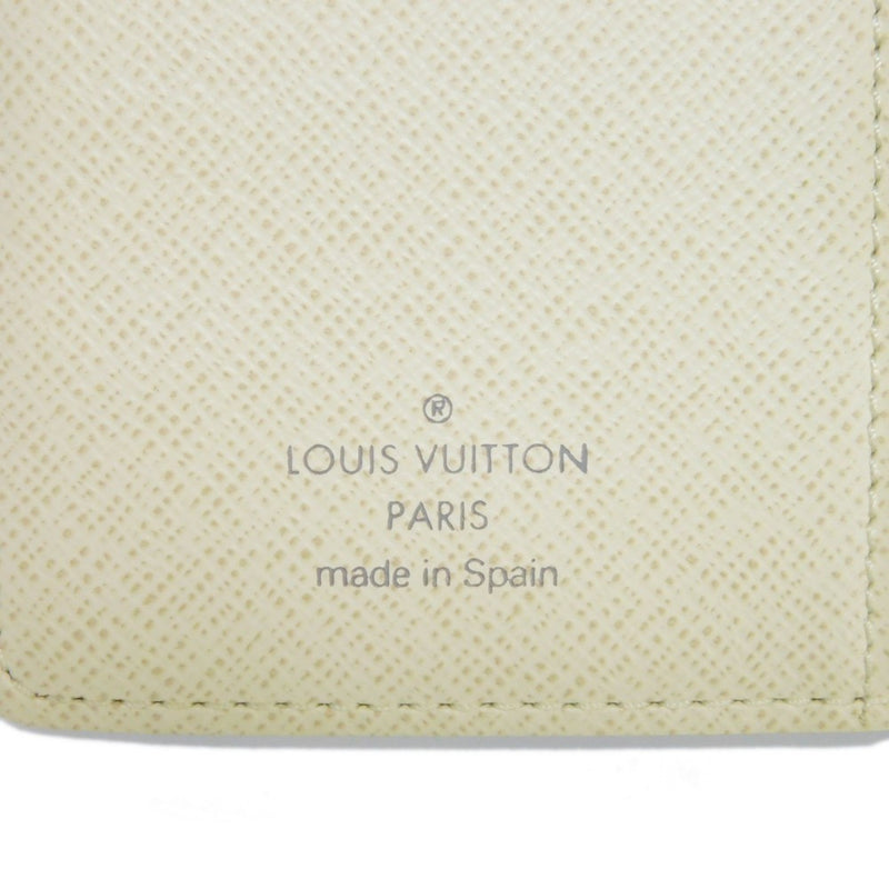 Louis Vuitton Agenda White Canvas Wallet  (Pre-Owned)