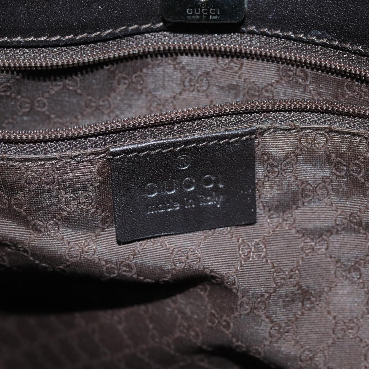 Gucci Vintage Canvas Beige Canvas Shoulder Bag Bag (Pre-Owned)