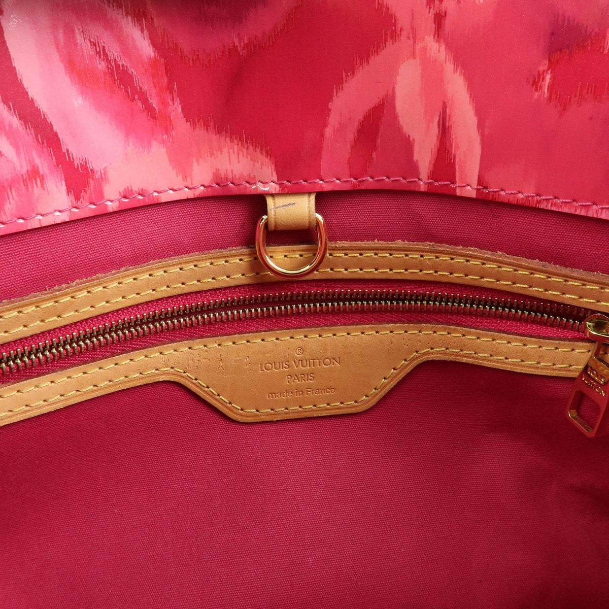Louis Vuitton Catalina Limited Edition Monogram Vernis Ikat Pink Leather Handbag (Pre-Owned)