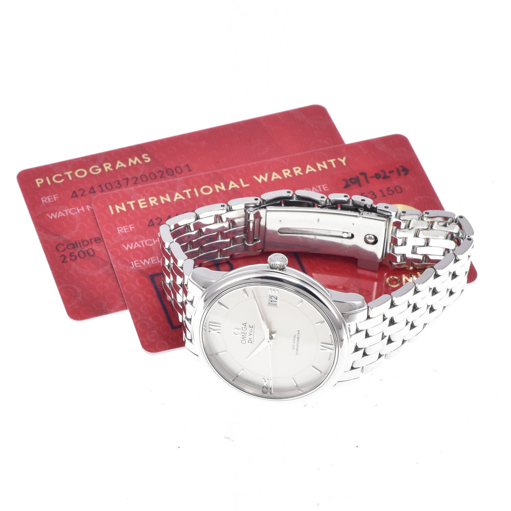 Omega De Ville Prestige Co-Axial Chronometer Automatic Stainless Steel Watch (Pre-Owned)