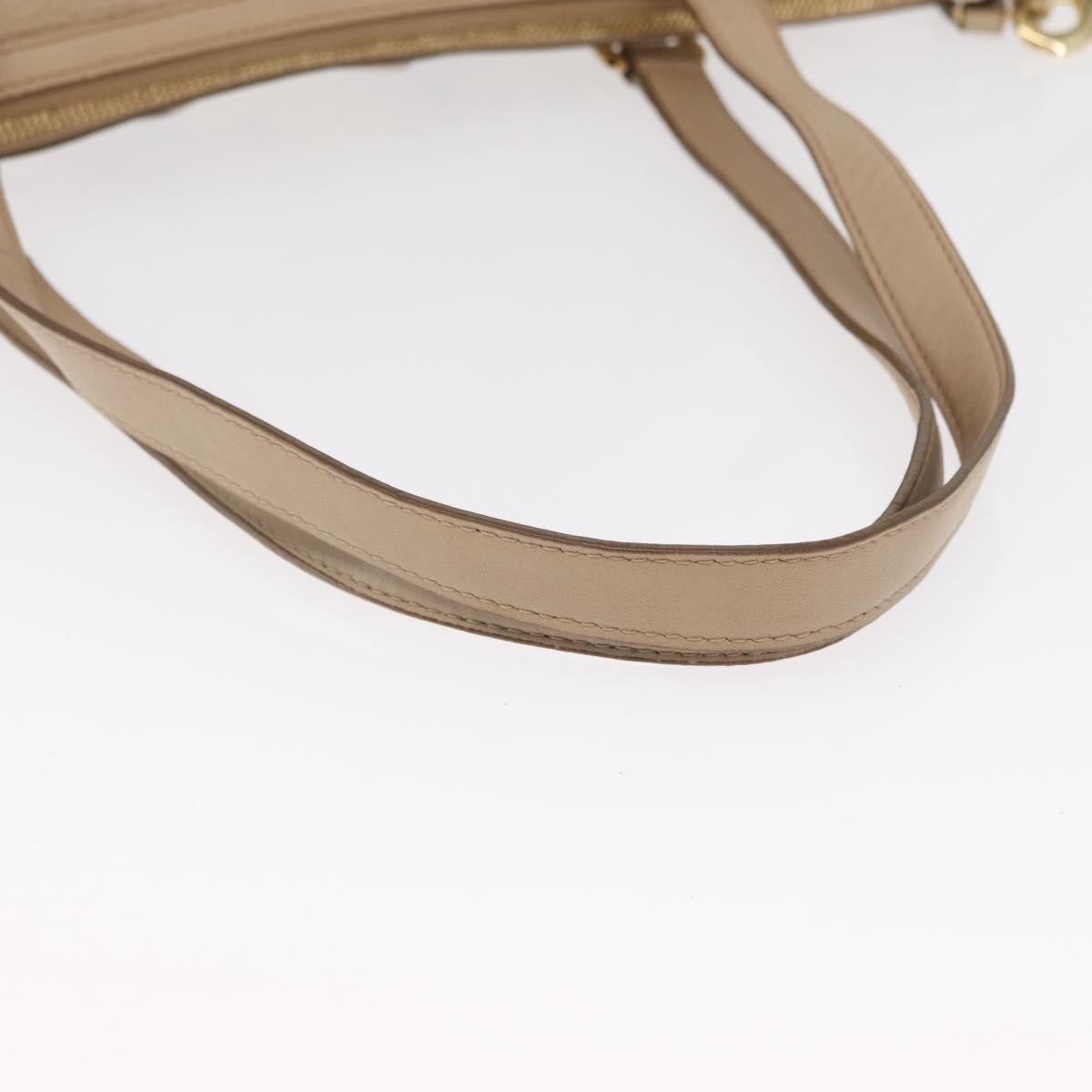 MCM Vintage Visetos Canvas Beige Pvc Tote Bag Bag (Pre-Owned)
