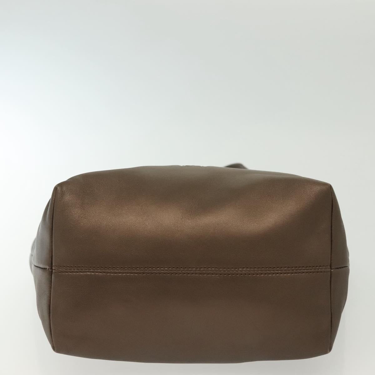 Loewe Anagram Leather Brown Leather Handbag (Pre-Owned)