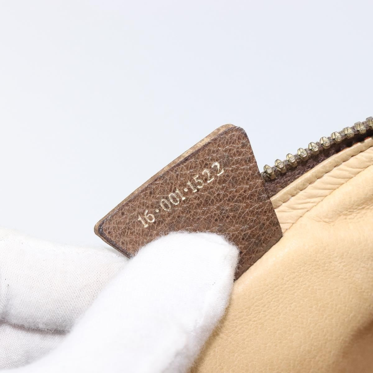 Gucci Shoulder Leather Brown Leather Shoulder Bag Bag (Pre-Owned)